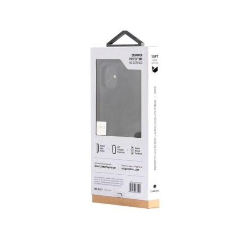 Kup Etui UNIQ Sueve Apple iPhone 11 černý/charcoal black - UNIQ90BLK - {ean13} - Sklep Home Screen