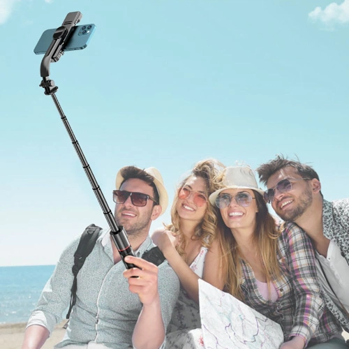 Buy Tech-Protect L05s Wireless Selfie Stick Tripod & Led Light Black - THP2684 - {ean13} - Home Screen Store Europe