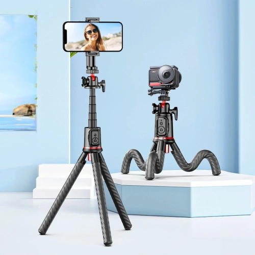 Buy Tech-Protect L07s Bluetooth Selfie Stick Flexible Tripod Black - THP2685 - {ean13} - Home Screen Store Europe