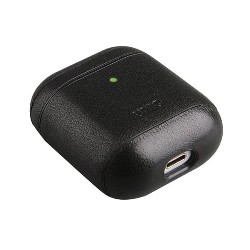 Kup Etui UNIQ Terra Apple AirPods 1/2 z pravé kůže černé/black - UNIQ92BLK - {ean13} - Sklep Home Screen