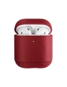 Etui UNIQ Terra Apple AirPods 1/2 z pravé kůže červené/red