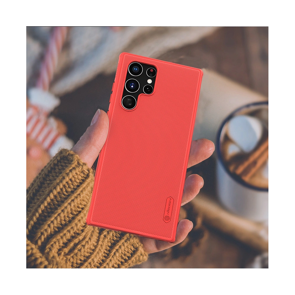 Etui Nillkin Super Frosted Shield Pro Samsung Galaxy S22 Ultra zielony