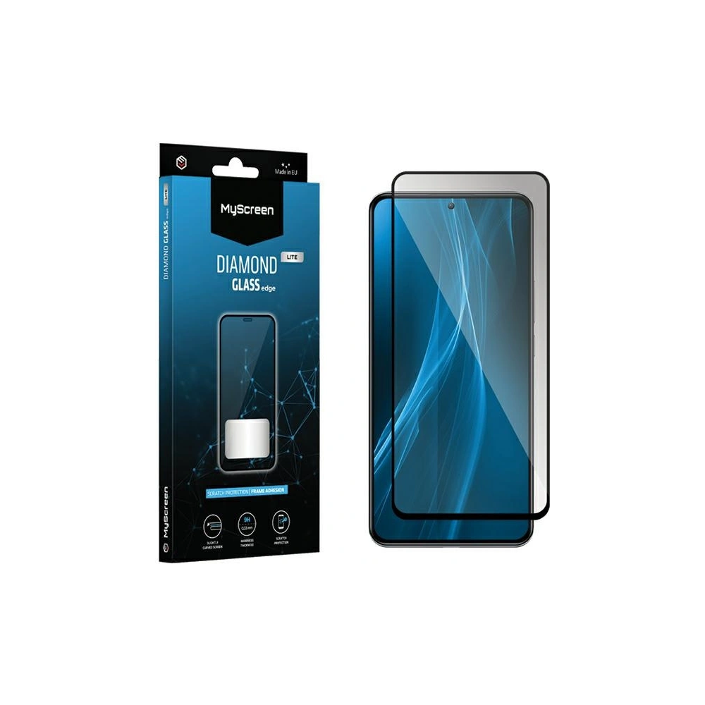 Szkło hartowane MyScreen Diamond Glass Edge Lite Full Glue Samsung Galaxy Xcover 7 czarny/black