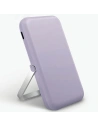 Powerbank mágneses UNIQ Hoveo 5000mAh USB-C 20W PD Gyors töltés Vezeték nélküli Magnetic lila/lilac levendula