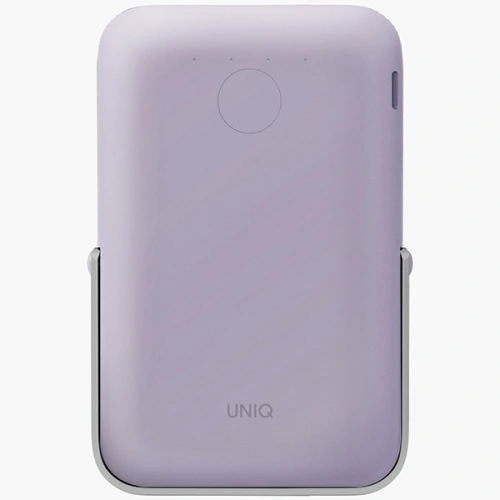 Kup Powerbank mágneses UNIQ Hoveo 5000mAh USB-C 20W PD Gyors töltés Vezeték nélküli Magnetic lila/lilac levendula - UNIQ1116 - {ean13} - Sklep Home Screen