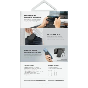 Kup Powerbank magnetic UNIQ Hoveo 5000mAh USB-C 20W PD Încărcare rapidă Wireless Magnetic liliac/lavandă - UNIQ1116 - {ean13} - Sklep Home Screen