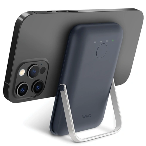 Kup Powerbank mágneses UNIQ Hoveo 5000mAh USB-C 20W PD Gyors töltés Vezeték nélküli Magnetic kék/storm blue - UNIQ1117 - {ean13} - Sklep Home Screen