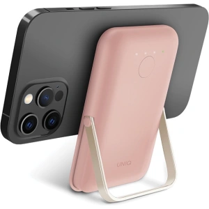 Kup Powerbank magnetický UNIQ Hoveo 5000mAh USB-C 20W PD Rychlé nabíjení Bezdrátové Magnetic růžový/blush pink - UNIQ1118 - {ean13} - Sklep Home Screen