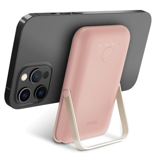 Kup Powerbank magnetic UNIQ Hoveo 5000mAh USB-C 20W PD Încărcare rapidă Wireless Magnetic roz/roz pal - UNIQ1118 - {ean13} - Sklep Home Screen