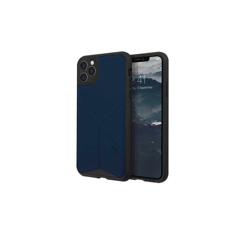Etui UNIQ Transforma Apple iPhone 11 Pro Max niebieski/navy panther