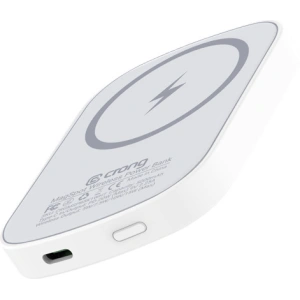 Kup Powerbank magnetyczny Crong MagSpot Power Bank MagSafe 5000mAh USB-C 20W PD biały - CRG702 - {ean13} - Sklep Home Screen