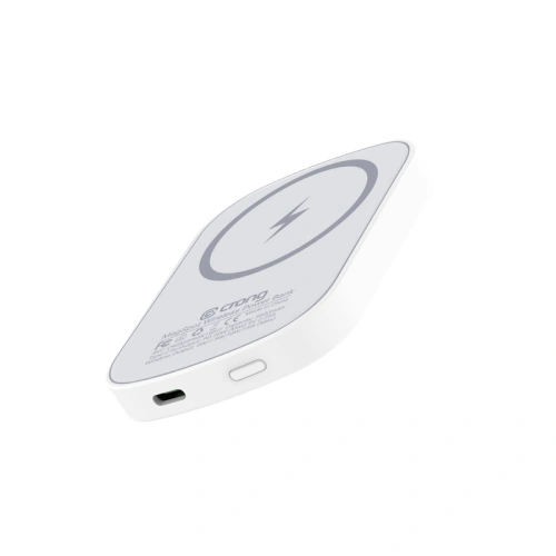Kup Powerbank magnetický Crong MagSpot Power Bank MagSafe 5000mAh USB-C 20W PD bílý - CRG702 - {ean13} - Sklep Home Screen