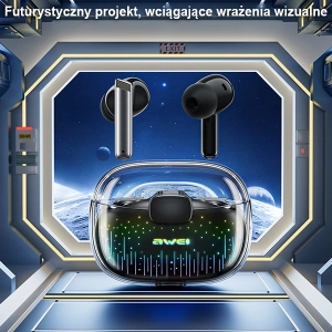 Kup Căști in-ear AWEI T52 Pro2 TWS Bluetooth 5.3 + stație de docare negru/black - AWEI183 - {ean13} - Sklep Home Screen