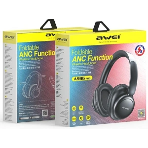 Kup Căști over-ear AWEI A996 Pro ANC Bluetooth negru/black - AWEI184 - {ean13} - Sklep Home Screen