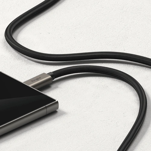 Kup Kábel Ringke USB-C / USB-C 3.2 Gen 2x2 PD 240W 100cm Fekete - RGK1950 - {ean13} - Sklep Home Screen