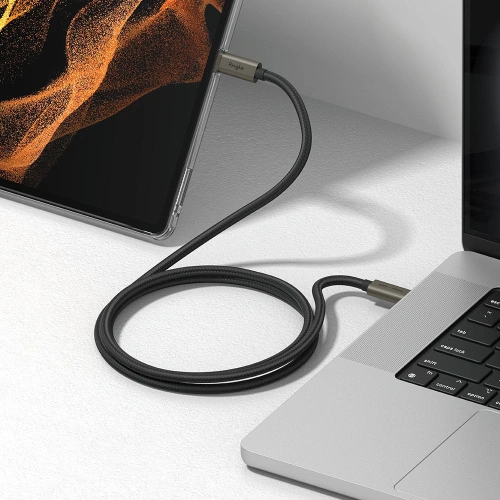 Kup Kábel Ringke USB-C / USB-C 3.2 Gen 2x2 PD 240W 100cm Fekete - RGK1950 - {ean13} - Sklep Home Screen