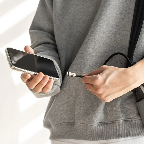 Kup Kábel Ringke USB-C / USB-C 3.2 Gen 2x2 PD 240W 100cm Fekete - RGK1950 - {ean13} - Sklep Home Screen