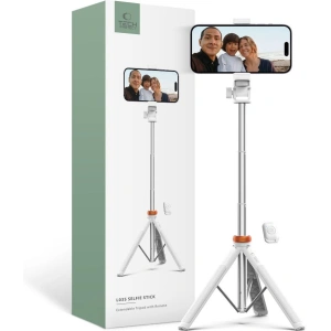 Kijek selfie Tech-Protect L03s Bluetooth Selfie Stick Tripod White