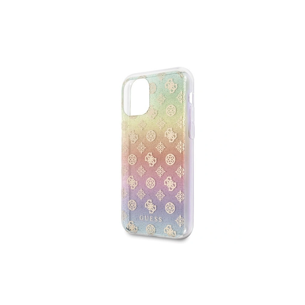Etui Guess GUHCN58PEOML Apple iPhone 11 Pro multicolor hard case Iridescent 4G Peony