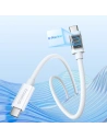 Kup Cablul Baseus USB-C / USB-C PD 8K 60Hz 240W 1m alb - BSU4852 - {ean13} - Sklep Home Screen