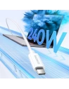 Kup Cablul Baseus USB-C / USB-C PD 8K 60Hz 240W 1m alb - BSU4852 - {ean13} - Sklep Home Screen