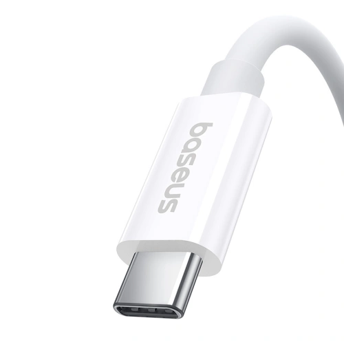 Kup Cablul Baseus USB-C / USB-C PD 8K 60Hz 240W 1m alb - BSU4852 - {ean13} - Sklep Home Screen