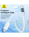 Kup Cablul Baseus USB-C / USB-C PD 8K 60Hz 240W 1m alb - BSU4852 - {ean13} - Sklep Home Screen