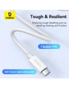 Kup Kabel Baseus USB-C / USB-C PD 8K 60Hz 240W 1m bílý - BSU4852 - {ean13} - Sklep Home Screen