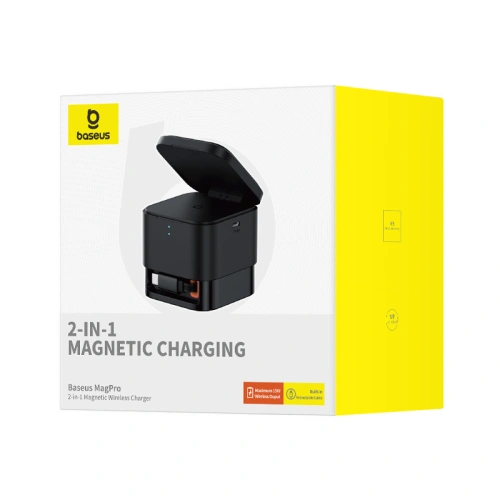 Kup Încărcător wireless Baseus BS-W531 USB-C 2în1 MagSafe / Qi 20W negru - BSU4853 - {ean13} - Sklep Home Screen