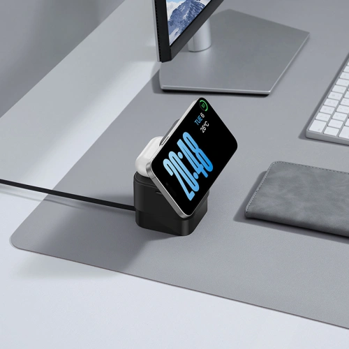 Kup Bezdrátová nabíječka Baseus BS-W531 USB-C 2w1 MagSafe / Qi 20W černá - BSU4853 - {ean13} - Sklep Home Screen