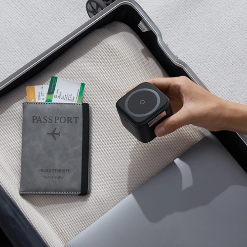 Kup Încărcător wireless Baseus BS-W531 USB-C 2în1 MagSafe / Qi 20W negru - BSU4853 - {ean13} - Sklep Home Screen