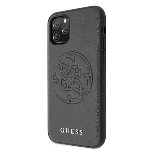 Kup Guess Apple Tasche GUHCN58RSSASBK iPhone 11 Pro schwarz/schwarz Hartschale Saffiano 4G Circle Logo - GUE183BLK - {ean13} - Sklep Home Screen