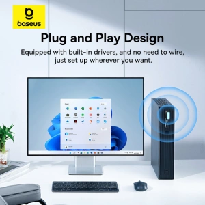 Kup Karta de rețea externă USB-A Baseus BS-OH170 2.4Ghz / 5GHz 650Mb/s neagră - BSU4854 - {ean13} - Sklep Home Screen
