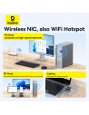 Kup Externe USB-A-Netzwerkkarte Baseus BS-OH170 2.4Ghz / 5GHz 650Mb/s schwarz - BSU4854 - {ean13} - Sklep Home Screen