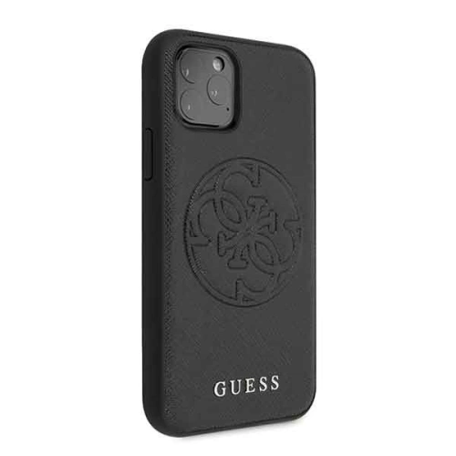 Kup Guess Apple Tasche GUHCN58RSSASBK iPhone 11 Pro schwarz/schwarz Hartschale Saffiano 4G Circle Logo - GUE183BLK - {ean13} - Sklep Home Screen