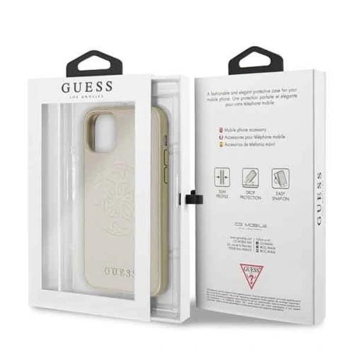 Kup Etui Guess GUHCN58RSSASGO Apple iPhone 11 Pro cauciuc auriu/gold hard case Saffiano 4G Circle Logo - GUE184GLD - {ean13} - Sklep Home Screen