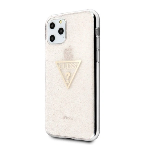 Kup Etui Guess GUHCN58SGTLPI Apple iPhone 11 Pro różowy/pink hard case Glitter Triangle - GUE187PNK - {ean13} - Sklep Home Screen