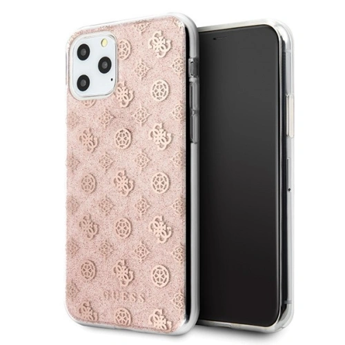 Kup Guess Apple Tasche GUHCN58TPERG iPhone 11 Pro rosa/rosa Hartschalenetui 4G Peony Glitter - GUE188PNK - {ean13} - Sklep Home Screen