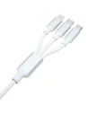 Kup Kabel 3MK Hyper 3in1 USB-A - USB-C / USB-C, microUSB, Lightning 1.5m Weiß/White - 3MK5800 - {ean13} - Sklep Home Screen