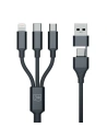 Kup Kábel 3MK Hyper 3w1 USB-A - USB-C / USB-C, microUSB, Lightning 1.5m Fekete/Black - 3MK5801 - {ean13} - Sklep Home Screen