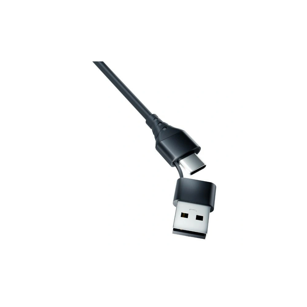 Kabel 3MK Hyper 3w1 USB-A - USB-C / USB-C, microUSB, Lightning 1.5m Czarny/Black