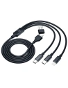 Kup Kábel 3MK Hyper 3w1 USB-A - USB-C / USB-C, microUSB, Lightning 1.5m Fekete/Black - 3MK5801 - {ean13} - Sklep Home Screen