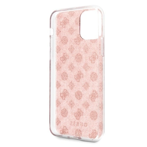 Buy Guess GUHCN58TPERG iPhone 11 Pro pink hard case 4G Peony Glitter - GUE188PNK - {ean13} - Home Screen Store Europe