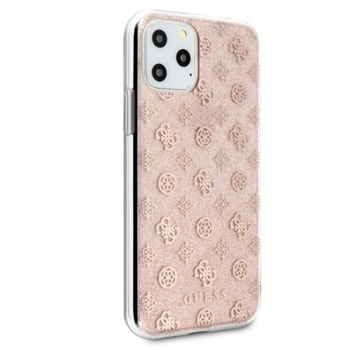 Buy Guess GUHCN58TPERG iPhone 11 Pro pink hard case 4G Peony Glitter - GUE188PNK - {ean13} - Home Screen Store Europe