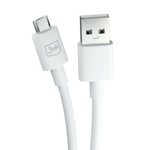 Kup Cablul 3MK Hyper USB-A / microUSB 1.2m 5V 2.4A Alb/White - 3MK5802 - {ean13} - Sklep Home Screen