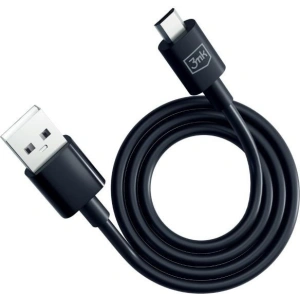 Kabel 3MK Hyper USB-A / microUSB 1.2m 5V 2.4A Czarny/Black