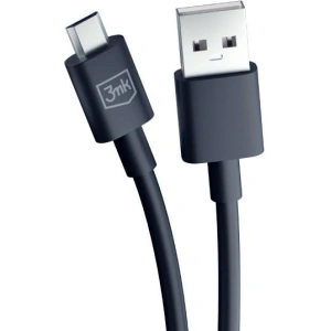 3MK cable Hyper USB-A / microUSB 1.2m 5V 2.4A black