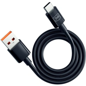 Kabel 3MK Hyper USB-A / USB-C 1.2m 5A Černý/Black