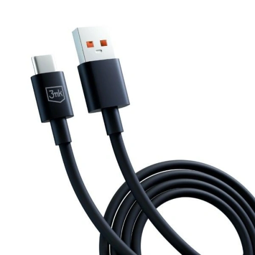 Kup Kabel 3MK Hyper USB-A / USB-C 1.2m 5A Schwarz/Black - 3MK5804 - {ean13} - Sklep Home Screen