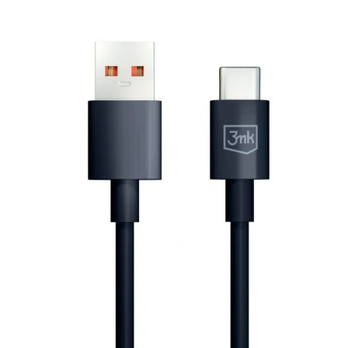Kup Cablu 3MK Hyper USB-A / USB-C 1.2m 5A Negru/Black - 3MK5804 - {ean13} - Sklep Home Screen